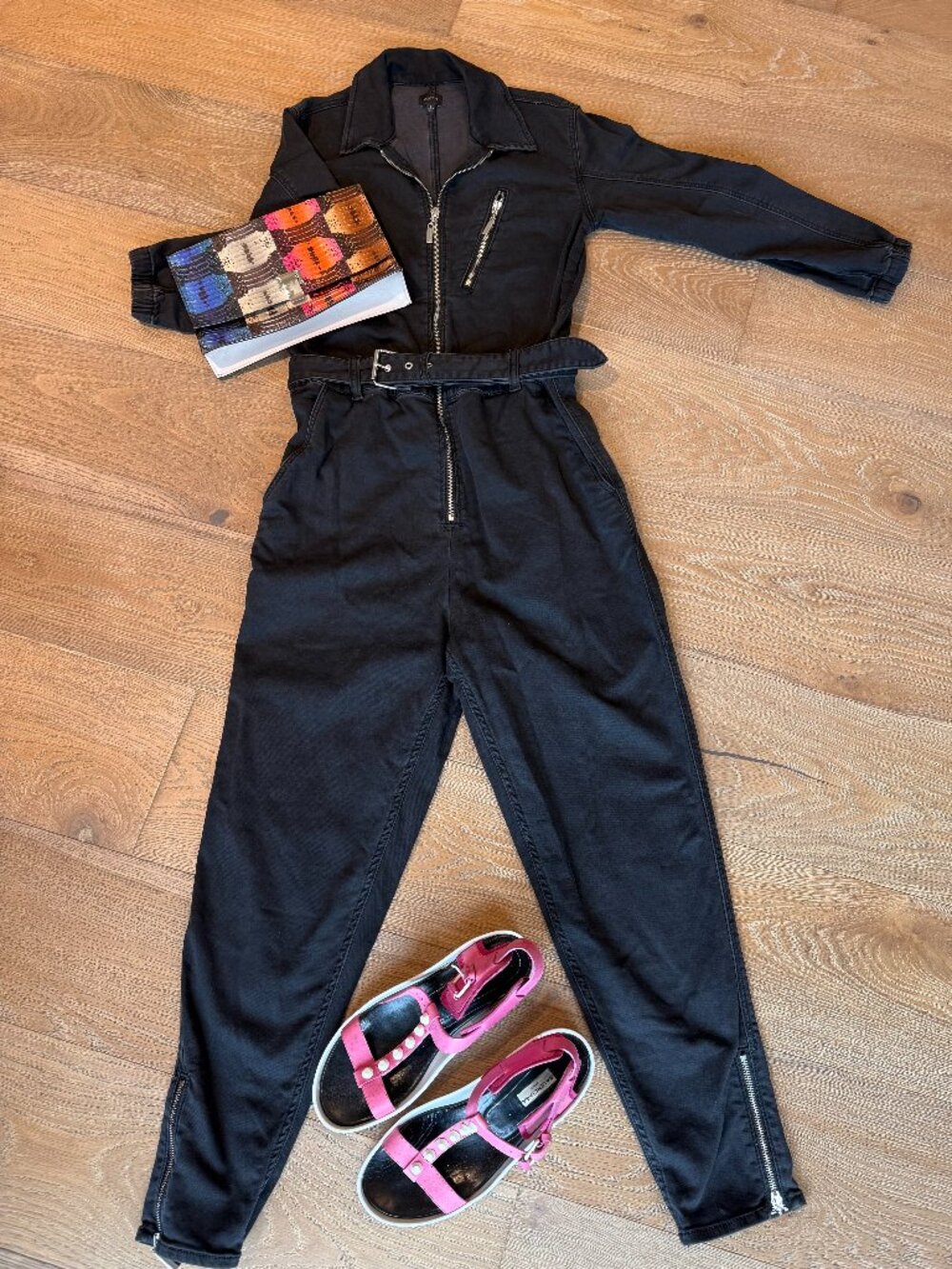 Joe's Jeans Black Denim Jumpsuit - Size S